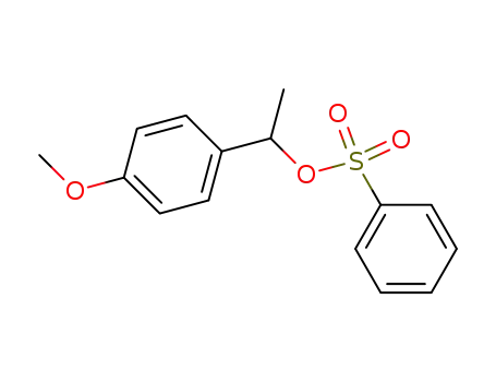1-(p-methoxyphenyl)ethyl bezenosulfonate