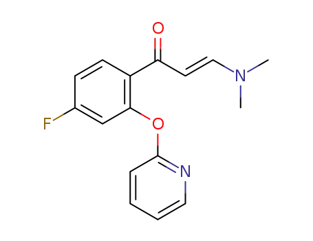 (E)-3-(dimethylamino)-1-(4-fluoro-2-(pyridin-2-yloxy)phenyl)prop-2-en-1-one