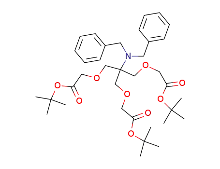 (3-<i>tert</i>-butoxycarbonylmethoxy-2-<i>tert</i>-butoxycarbonylmethoxymethyl-2-dibenzylamino-propoxy)-acetic acid <i>tert</i>-butyl ester