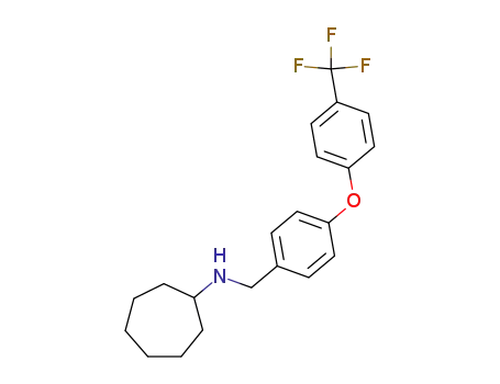 Molecular Structure of 179056-34-9 (cycloheptyl-[4-(4-trifluoromethyl-phenoxy)-benzyl]-amine)
