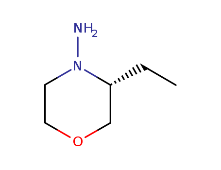 4-Morpholinamine,3-ethyl-,(3R)-(9CI)