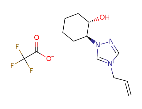 4-(prop-2-en-1-yl)-1-[(1S,2S)-2-hydroxycyclohexyl]-1H-1,2,4-triazol-4-ium trifluoroacetate