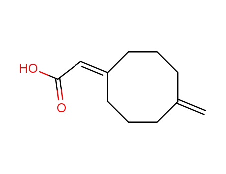 Acetic acid, (5-methylenecyclooctylidene)-