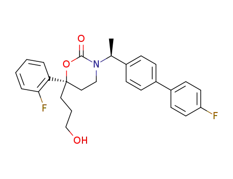 (R)-3-((S)-1-(4'-fluorobiphenyl-4-yl)ethyl)-6-(2-fluorophenyl)-6-(3-hydroxypropyl)-1,3-oxazinan-2-one