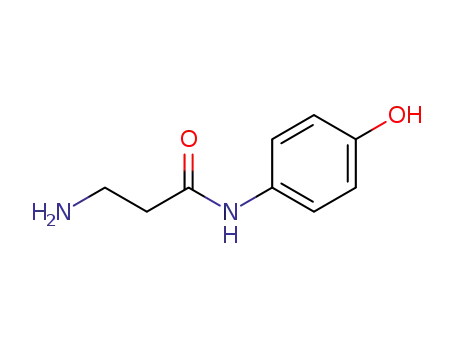 Molecular Structure of 805978-56-7 (Propanamide, 3-amino-N-(4-hydroxyphenyl)-)
