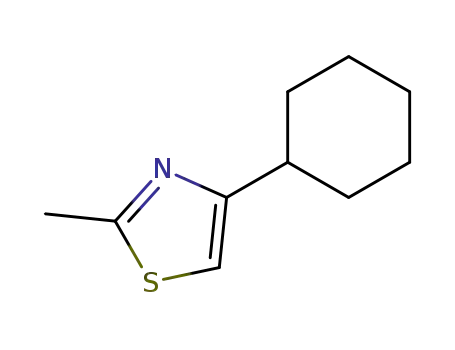 Molecular Structure of 100133-05-9 (4-cyclohexyl-2-methyl-thiazole)