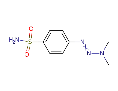 Molecular Structure of 55469-64-2 (4-(3,3-Dimethyl-1-triazenyl)benzenesulfonamide)