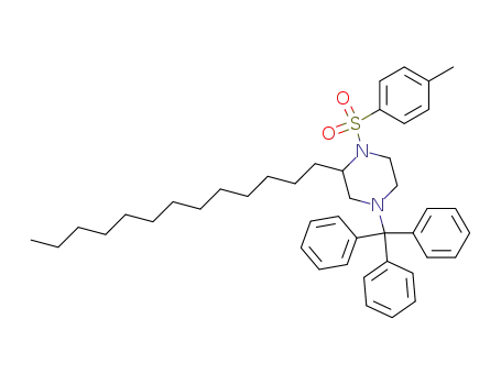1-(toluene-4-sulfonyl)-2-tridecyl-4-trityl-piperazine