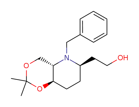 2-((4aS,6R,8aR)-5-Benzyl-2,2-dimethyl-hexahydro-[1,3]dioxino[5,4-b]pyridin-6-yl)-ethanol
