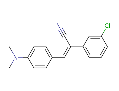 2-(3-chlorophenyl)-3-(4-dimethylaminophenyl)prop-2-enenitrile