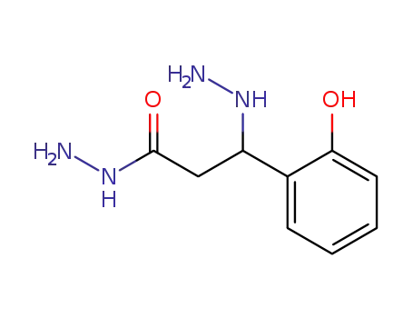 Molecular Structure of 24573-80-6 (3-hydrazinyl-3-(2-hydroxyphenyl)propanehydrazide)