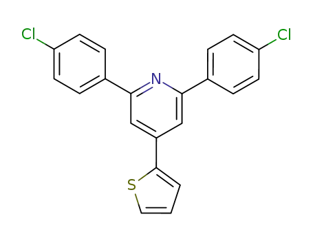 Pyridine, 2,6-bis(4-chlorophenyl)-4-(2-thienyl)-