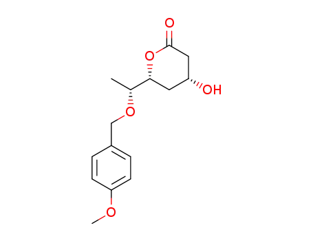 (4R,6R)-4-Hydroxy-6-[(R)-1-(4-methoxy-benzyloxy)-ethyl]-tetrahydro-pyran-2-one