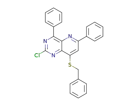 2-chloro-4,6-diphenyl-8-benzylsulfanylpyrido[3,2-d]pyrimidine