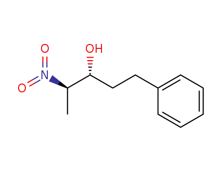 Molecular Structure of 141377-58-4 ((3R,4S)-4-nitro-1-phenylpentan-3-ol)