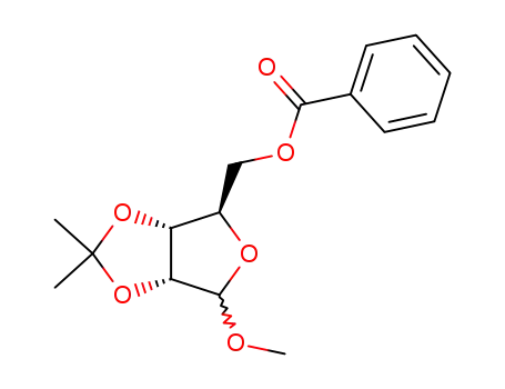 5-O-benzoyl-2,3-isopropylidene-1-methoxy-D-ribofuranoside