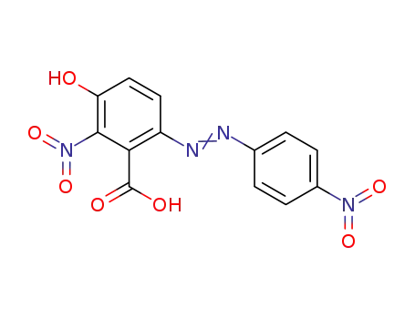 3-hydroxy-2-nitro-6-(4-nitrophenylazo)benzoic acid