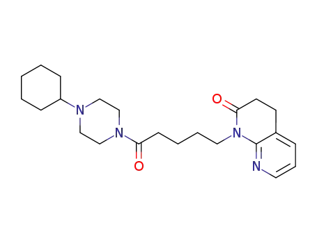 1-(4-cyclohexylpiperazin-1-yl)-5-[2(1H)-oxo-3,4-dihydro-1,8-naphthyridin-1-yl]pentan-1-one