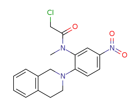 2-chloro-N-methyl-5'-nitro-2'-[2-(1,2,3,4-tetrahydroisoquinolyl)]acetanilide