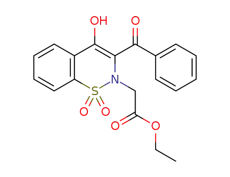 ethyl 2-(3-benzoyl-4-hydroxy-1,1-dioxido-2H-benzo[e][1,2]thiazin-2-yl)acetate