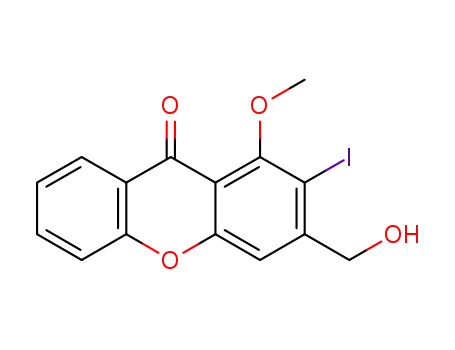 3-hydroxymethyl-2-iodo-1-methoxy-9H-xanthen-9-one