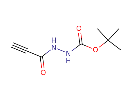 Hydrazinecarboxylic acid, 2-(1-oxo-2-propynyl)-, 1,1-dimethylethyl ester (9CI)