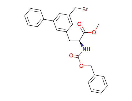 (S)-2-Benzyloxycarbonylamino-3-(5-bromomethyl-biphenyl-3-yl)-propionic acid methyl ester