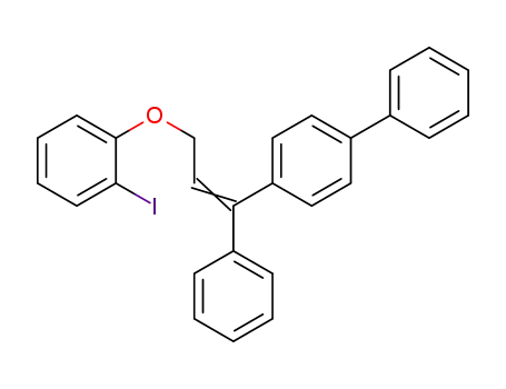 4-(3-(2-iodophenoxy)-1-phenylprop-1-enyl)biphenyl