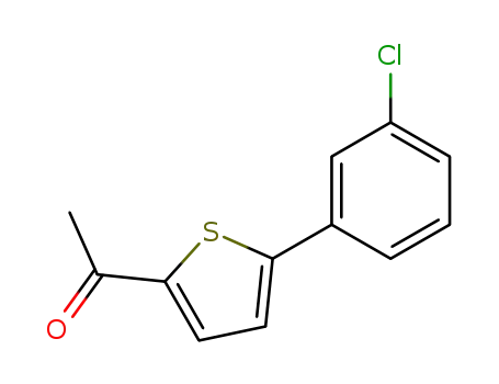1-[5-(3-chlorophenyl)thiophene-2-yl]ethanone