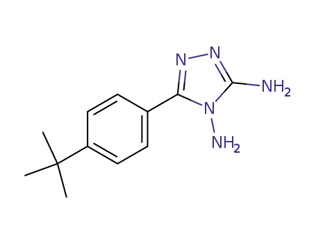 Molecular Structure of 259794-92-8 (5-(4-<i>tert</i>-butyl-phenyl)-[1,2,4]triazole-3,4-diamine)