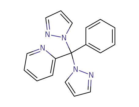 Molecular Structure of 308847-53-2 (Pyridine, 2-(phenyldi-1H-pyrazol-1-ylmethyl)-)