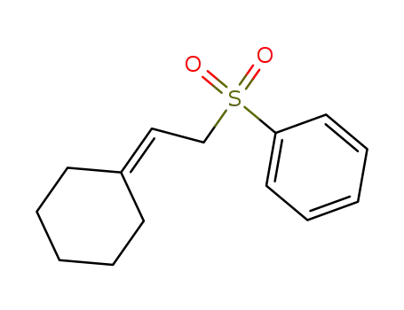 Benzene, [(2-cyclohexylideneethyl)sulfonyl]-