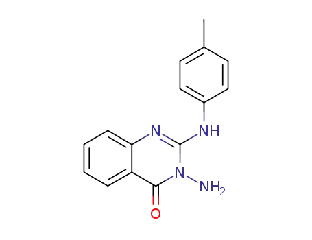4(3H)-Quinazolinone, 3-amino-2-[(4-methylphenyl)amino]-