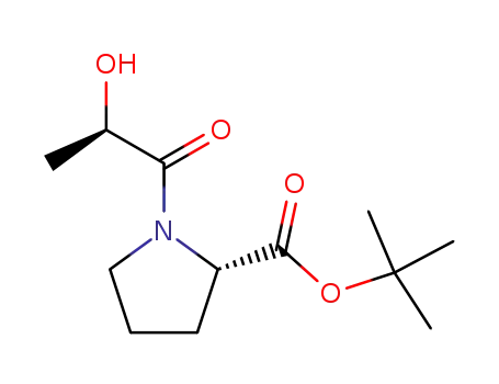 (S)-1-((R)-2-Hydroxy-propionyl)-pyrrolidine-2-carboxylic acid tert-butyl ester