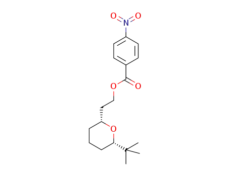 2-((2R,6S)-6-(tert-butyl)tetrahydro-2H-pyran-2-yl)ethyl 4-nitrobenzoate