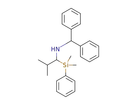 N-benzhydryl-1-[dimethyl(phenyl)silyl]-2-methylpropan-1-amine