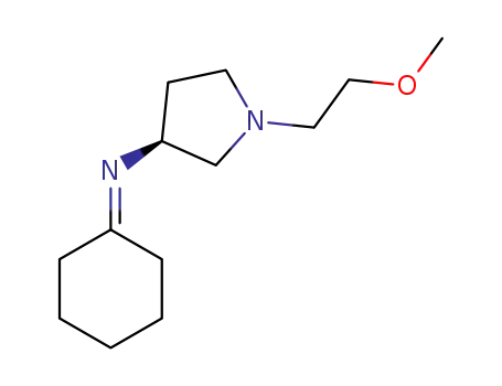 (S)-1-(2-methoxyethyl)-3-(N-cyclohexylideneamino)pyrrolidine