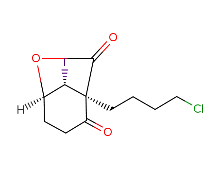 6-Oxabicyclo[3.2.1]octane-2,7-dione, 1-(4-chlorobutyl)-8-iodo-,
(1R,5R,8R)-