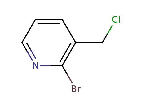 Molecular Structure of 944906-87-0 (2-Bromo-3-(chloromethyl)pyridine)