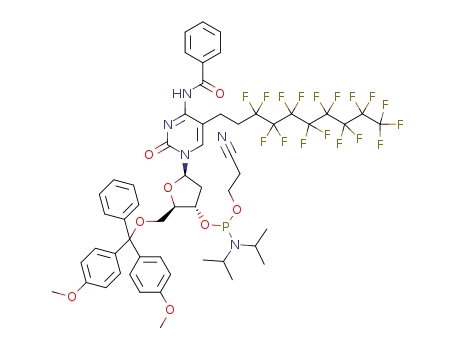 C<sub>56</sub>H<sub>55</sub>F<sub>17</sub>N<sub>5</sub>O<sub>8</sub>P