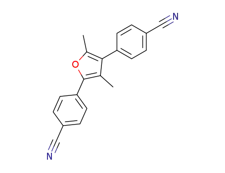 Benzonitrile, 4,4'-(3,5-dimethyl-2,4-furandiyl)bis-
