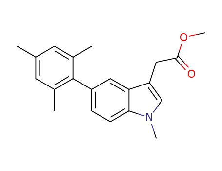 methyl 2-(5-mesityl-1-methyl-1H-indol-3-yl)acetate