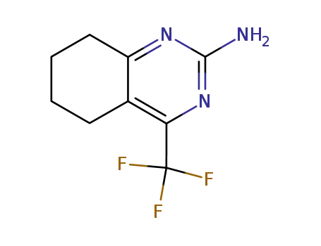 Molecular Structure of 256954-38-8 (2-AMINO-4-TRIFLUOROMETHYL-5,6,7,8-TETRAHYDROQUINAZOLINE)