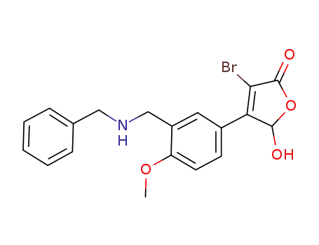 4-[3-(benzylaminomethyl)-4-methoxyphenyl]-3-bromo-5-hydroxy-5H-furan-2-one