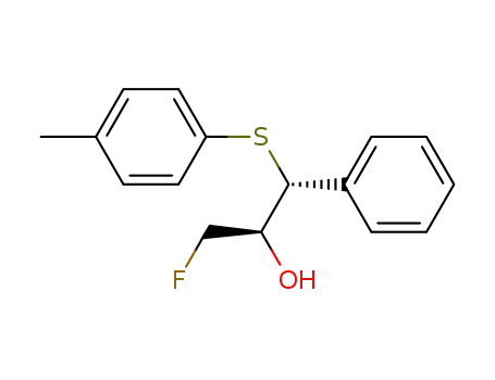 (1S*,2R*)-3-fluoro-1-phenyl-1-(p-tolylthio)propan-2-ol