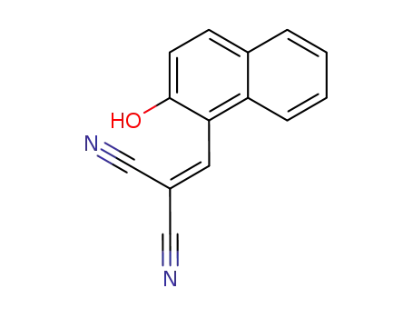 Molecular Structure of 101756-32-5 ([(2-hydroxynaphthalen-1-yl)methylidene]propanedinitrile)