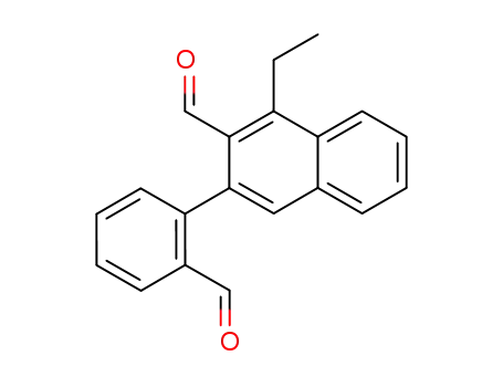 1-ethyl-3-(2-formyl-phenyl)-naphthalene-2-carbaldehyde