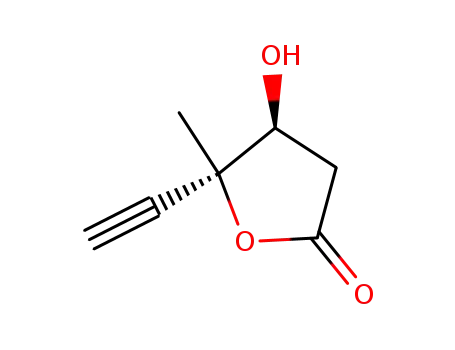 (4S,5R)-5-ethynyl-4,5-dihydro-4-hydroxy-5-methyl-2(3H)-furanone