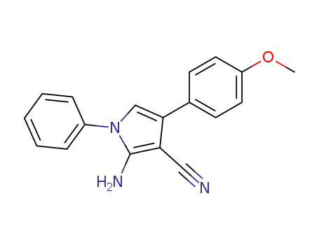 2-Amino-4-(4-methoxy-phenyl)-1-phenyl-1H-pyrrole-3-carbonitrile