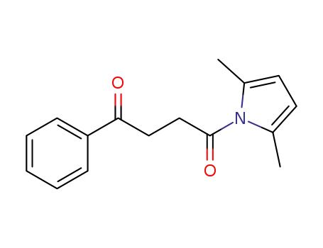 Molecular Structure of 1360620-17-2 (1-(2,5-dimethyl-1H-pyrrol-1-yl)-4-phenylbutane-1,4-dione)